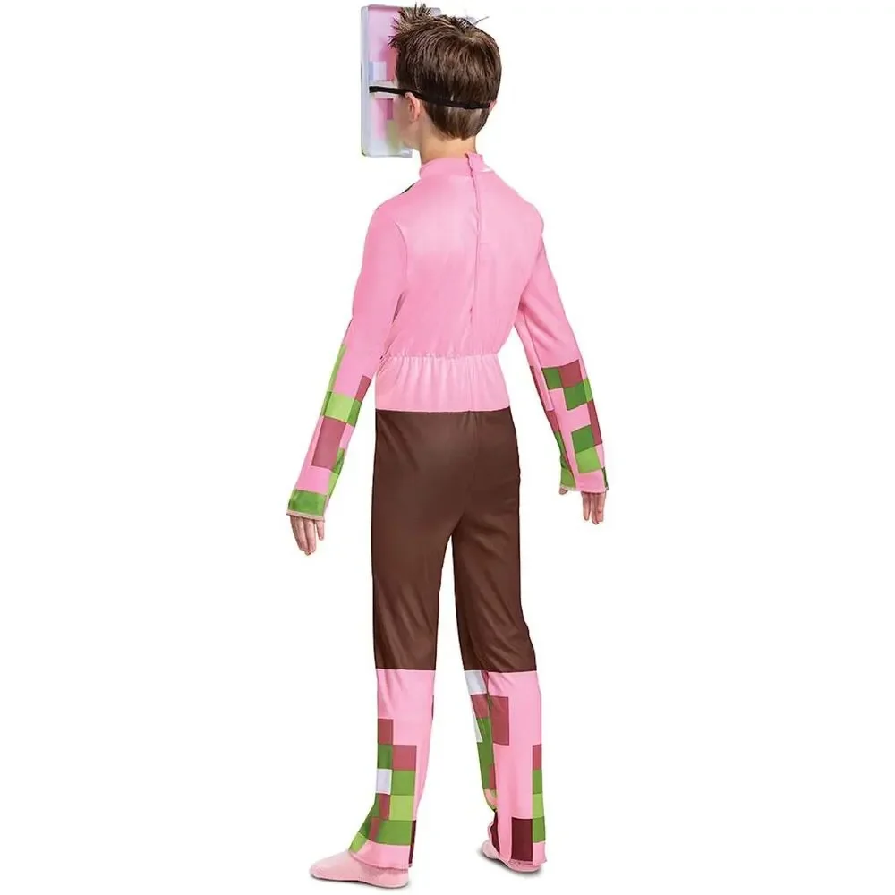 Disguise Minecraft Zombie Pigman Classic Halloween Costume‎ Kids Size Medium 7-8
